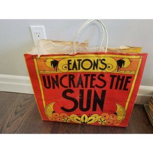 Vintage Eaton's Shopping Bag Department Store Uncrates The Sun Queen Reed